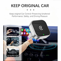 Adaptateur 2-en-1 pour CarPlay filaire vers CarPlay sans fil, compatible avec la connectivité Apple et Android, boîte CarPlay