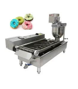 Doghnut kızartma makinesi/tatlı halka halka eski makine/çörek topu makinesi fritöz