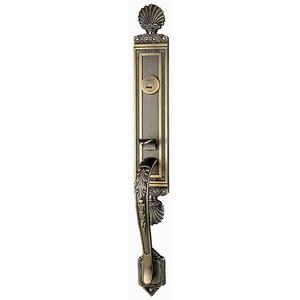 Serrure de porte en bois externe à longue plaque Serrure d'entrée à mortaise - Product Image 5