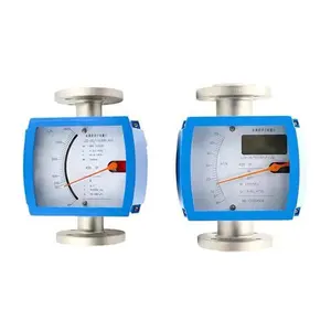 Digital LCD Display Oxygen Variable Area Flow Meter Metal Tube Float Flowmeter Rotameter