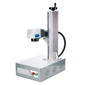 Máquina de marcação portátil de fibra laser 50w, gravadora com fonte laser max raycus jpt