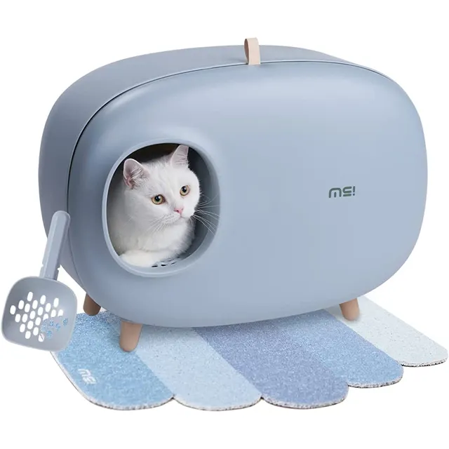 Hot Selling Elegant Cat Litter Box House Simple Design Multi-Functional Pet House With Factory Price Cat Clean Litter Box