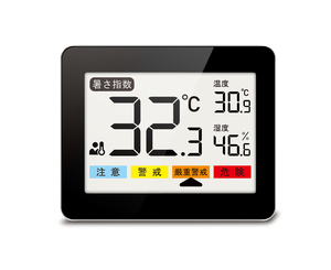 Kapalı ofis işyeri güvenliği için Alarm uyarı cihazı ile WBGT isı stres monitör İndeksi ölçer - Product Image 1