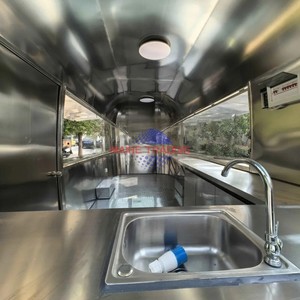 Chariot de nourriture rapide électrique à livraison rapide, camion de nourriture mobile, remorque pour la vente en Europe, remorquable - Product Image 2