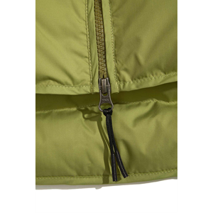 سترة منتفخة خضراء زيتونية قابلة للتخصيص للرجال-قماش بوليستر ، تصميم مبطن ، دافئ وأنيق ، مثالي للأزياء الشتوية - Product Image 5