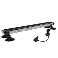 Barre lumineuse clignotante à 78 Led pour véhicule, ambre, blanc, magnétique, d'urgence, stroboscopique, pour véhicules de Construction, etc.