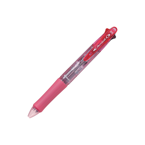 BKAB-45EF 0.5mm <b>4</b> <b>Color</b> Multi Ballpoint <b>Pen</b> Slider Mechanism Low Viscosity Acrylic Ink Recycled Plastic Barrel Three Transparent - Product Image 2