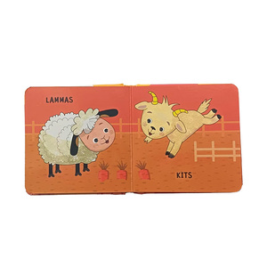 Livre cartonné personnalisé sur les animaux <span class=keywords><strong>de</strong></span> <span class=keywords><strong>la</strong></span> <span class=keywords><strong>ferme</strong></span> pour bébés - Mes premiers mots - Série d'apprentissage précoce - Impression offset - Livre d'images en carton sur les animaux - Product Image 6