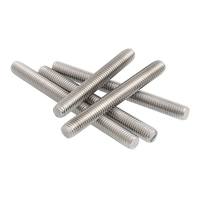High Quality Factory Price DIN975 DIN976 Galvanized Threaded Rod SS304 18-8 M10x1000mm All Thread Threaded Rod bar Stud Bolts