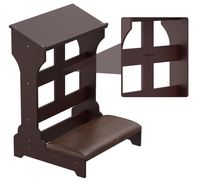 Banc de prière en bois personnalisé pour table de prière à genoux avec coussin tabouret de support à genoux d'église étagère de chaise de prière rembourrée