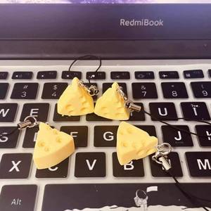 Llavero de Resina con Colgante de Queso CHENXI, Lindo, para Estudiantes, Parejas, Decoración para Mochila, Bolso, Funda de Teléfono - Product Image 4