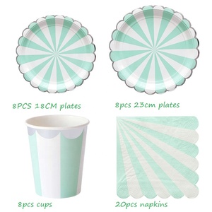 <span class=keywords><strong>Pas</strong></span> <span class=keywords><strong>cher</strong></span> recyclé partie approvisionnement assiettes en papier et tasses ensemble assiettes en papier or assiettes en papier - Product Image 3