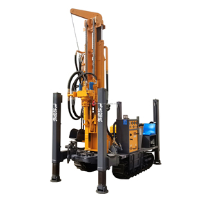 Foreuse hydraulique diesel portable pour <span class=keywords><strong>puits</strong></span> <span class=keywords><strong>artésien</strong></span>, 200 m, pour sol peu profond, fabriquée en Chine - Product Image 1
