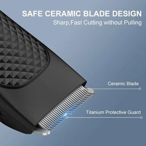 Recortadora de vello corporal para hombres, recortadora eléctrica de vello púbico, afeitadora recargable para la zona íntima, cabezal de cuchilla de cerámica reemplazable, resistente al agua - Product Image 3