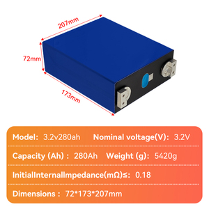 خلايا Lifepo4 خلايا أيون الليثيوم المنشورية LFP V 280Ah بطارية طاقة نظام طاقة شمسية k MB31 MB30 320 أمبير 314ah 324ah - Product Image 2