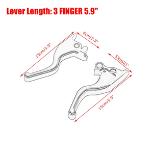 2 <strong>Finger</strong> <strong>and</strong> 3 <strong>Finger</strong> Brake Clutch Lever for Harley Softail Street Bob Deluxe Low Rider Sport Glide 2015-2022 - Product Image 5