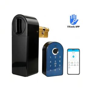 Serratura Intelligente Digitale Wireless con App Ttlock, Cilindro Biometrico Impermeabile, Impronta Digitale, Password, Carta NFC, Tastierino Elettronico Smart - Product Image 1