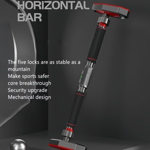 <span class=keywords><strong>Barre</strong></span> <span class=keywords><strong>de</strong></span> <span class=keywords><strong>traction</strong></span> horizontale en acier pour salle <span class=keywords><strong>de</strong></span> sport à domicile, équipement <span class=keywords><strong>de</strong></span> musculation, dispositif <span class=keywords><strong>de</strong></span> <span class=keywords><strong>traction</strong></span> sans perçage, <span class=keywords><strong>porte</strong></span> à levier unique, hauteur réglable - Product Image 5