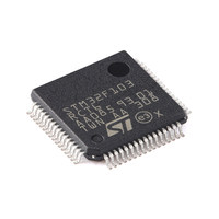 Microcontrolador IC STM32F103RCT6 LQFP-64 ARM Cortex-M3 de 32 bits original