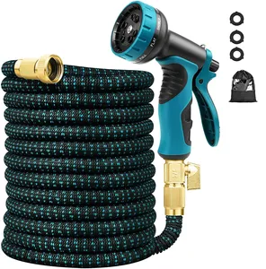 Anti-abrasion garden watering pipe pressure expandable water hoses