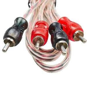 อุปกรณ์เสริมเครื่องเสียงรถยนต์แบบ PVC สีใสด้าน พร้อมหัวต่อ 2RCA สำหรับสาย RCA รุ่นยอดนิยม - Product Image 3