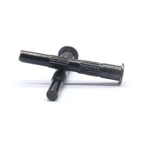 Remaches de Cabeza Sólida de Hierro Galvanizado Negro de 3mm, 4mm, 5mm, Resistentes, Estándar ISO, Tamaños Personalizables, Industriales, Estructurales SaiTong - Product Image 1