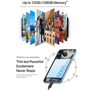 Nổ Sản phẩm mới mạng 5G 6GB + 128GB mặt ID nhận dạng 6.6 inch umidigi G6 5g điện thoại thông minh - Product Image 4