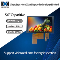 Fournisseur direct d'usine, écran tactile capacitif de 5 pouces, 800x480 RGB ST7265 IPS GT911CTP, module d'affichage LCD TFT
