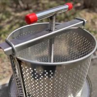 Nouvelle presse à miel manuelle en acier inoxydable de petite et moyenne taille