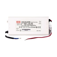PCD-60-2400B maksud baik, Output 15-25V, 2,4 A, AC fase-Cut dimer, 60W Dimmable arus konstan Driver LED untuk pencahayaan LED