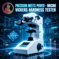 Durómetro Micro Vickers de Laboratorio con Impresora Integrada y Husillo sin Fricción para Pruebas de Metales