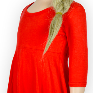 Vestido de Fiesta para Niña, Personalizado con Impresión Digital, Mangas Largas, Hasta la Rodilla, Falda Tutú para Niña - Product Image 5