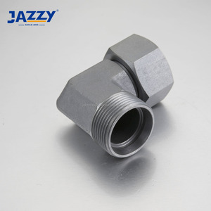 Raccord de tuyau hydraulique monobloc femelle JIC en acier au carbone forgé JAZZY 3000/6000/9000 PSI - Product Image 5
