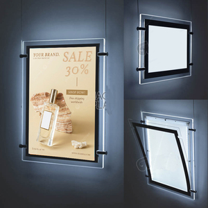 Panel LED Delgado A1 para Publicidad, Material de Acrílico Retroiluminado para Marcos de Fotos, Caja de Luz Delgada para Colgar A4 - Product Image 1