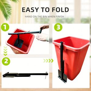 เครื่องบดอัดขยะขนาดเล็ก ถังขยะบดอัด ถังขยะในสวน ถังรีไซเคิล - Product Image 4