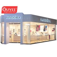 Meubles de magasin de bijoux modernes OUYEE avec garantie de 3 ans pour les comptoirs de présentation de diamants en showroom et en centre commercial