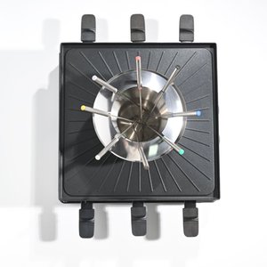 Bán Buôn 2200W Điện Raclette Nướng Fondue Set 8 Người Công Suất 2 Có Thể Điều Chỉnh Nhiệt Không Dính Chảo Hộ Gia Đình - Product Image 2