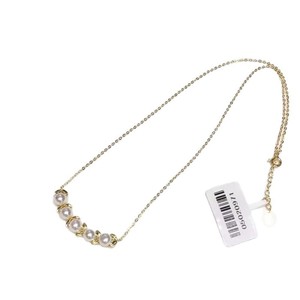 Collier en perles d'eau douce Zhuji Zhizhen, doux et élégant, essentiel pour l'été, pendentif tendance, style identique à celui de M Home, chaîne à motif d'épi de blé souriant - Product Image 5