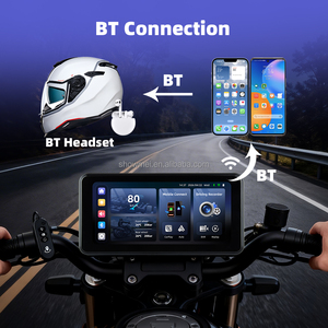 Navegador para Motocicleta con Pantalla de 6.25 Pulgadas, BT, DVR, CarPlay Inalámbrico, Resistente al Agua, Pantalla Dividida Extraíble, GPS Android - Product Image 3