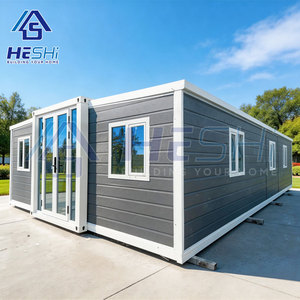 Maison conteneur préfabriquée extensible prête à l'emploi 40 pieds 20 pieds, 1 2 3 4 5 chambres, moderne, prix abordable, maison mobile, cabane - Product Image 2