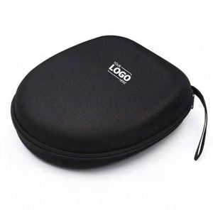 Étui de protection rigide universel en EVA noir étanche pour casque supra-auriculaire – Durable et idéal pour les voyages - Product Image 1