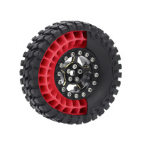 Pièces de voiture RC avec étiquette personnalisée Inserts de pneus en silicone pour pneus de roue de 55mm 1.0 "pour voiture sur chenilles 1/18 1/24 RC Axial SCX24 FMS TRX4M