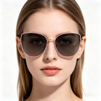 Lunettes Photochromiques Anti-Lumière Bleue Style Coréen XPZ Rose Doré Oeil de Chat Streetwear – Vente Directe Usine Certifiée ISO