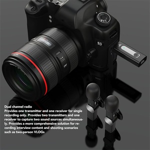 K35 mikrofon Lavalier dua 3.5mm, Mikrofon kondensor Omnidirectional untuk kamera Speaker Audio mobil rekaman Youtube - Product Image 4