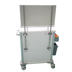 अस्पताल चार मूक एंटी-वाइंडिंग अरर्स ड्रग्स गाड़ी एनेस्थीसिया मोबाइल आपातकालीन ट्रॉली - Product Image 2