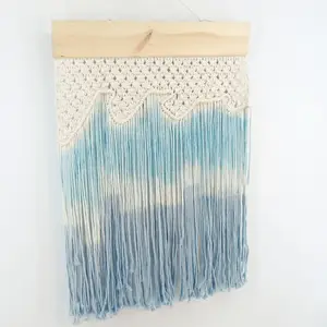 Handmade Macrame Polyester/Cotton Picture Dye Tassel Wall Hanging Decoration For Home And Garden Decoration