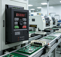 Inversor de Frecuencia VFD Trifásico EASYDRIVE GT20 Económico de 0.4KW 5.5KW para Uso Industrial con Motor, 0-550Hz, Interfaz RS-485
