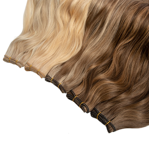 <span class=keywords><strong>Extension</strong></span> per Capelli a Trama Volumizzante Ondulata di Qualità Professionale, 100% Capelli Umani Vergini Remy - Product Image 3