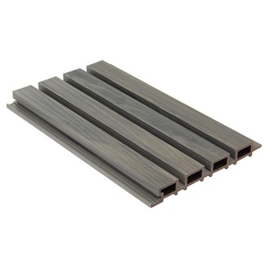 Prefab Houses Mobile Home Wood Look Alike WPC PVC Extrusion Exterior Wall Panel Vinyl <strong>Siding</strong>