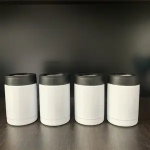 O preço de fábrica 12oz pode refrigerar, branco de subolmação, parede dupla, aço inoxidável, latas de isolamento para impressão diy